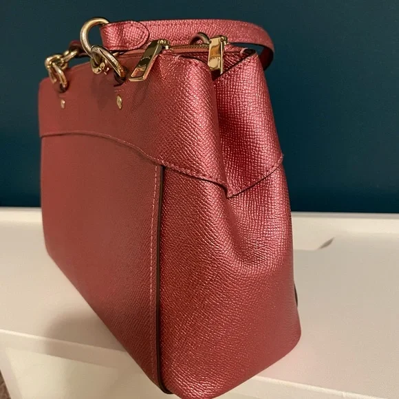 COACH BROOKE MINI SATCHEL CROSSBODY BAG & WRISTLET WALLET - Picture 6 of 9